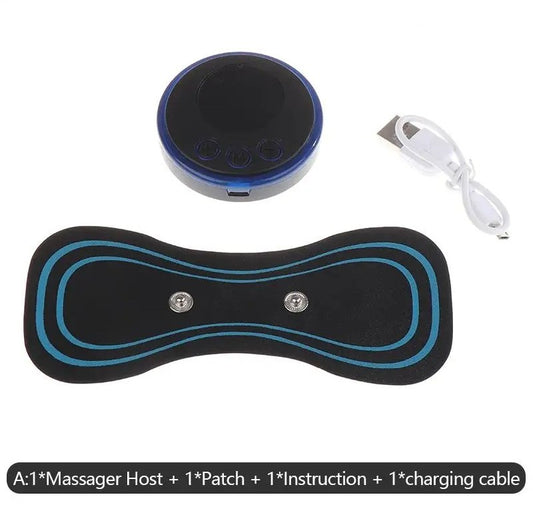 New EMS Mini Portable Electric Pulse Neck Massager Cervical Back Muscle Pain Relief Tool Shoulder Leg Body Massage Relax Cushion